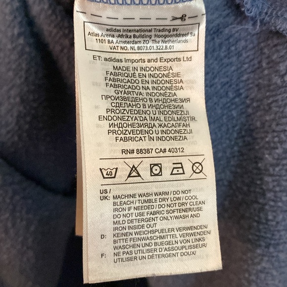 Adidas hoodie, Women's size Medium - Picture 8 of 8